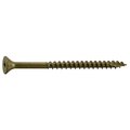 Buildright Deck Screw, #8 x 2-1/2 in, 316 Stainless Steel, Flat Head, Square Drive, 316 PK 54025